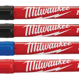 MILWAUKEE® MILWAUKEE MARKER INKZALL ULTRA-FINE POINT 0.6 MM BLACK/RED/BLUE (PACK OF 4)