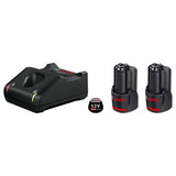 Bosch Starter Set 12V with 2X GBA 12V 3.0 Ah and a Charger GAL12V-40 - 1600A019RD